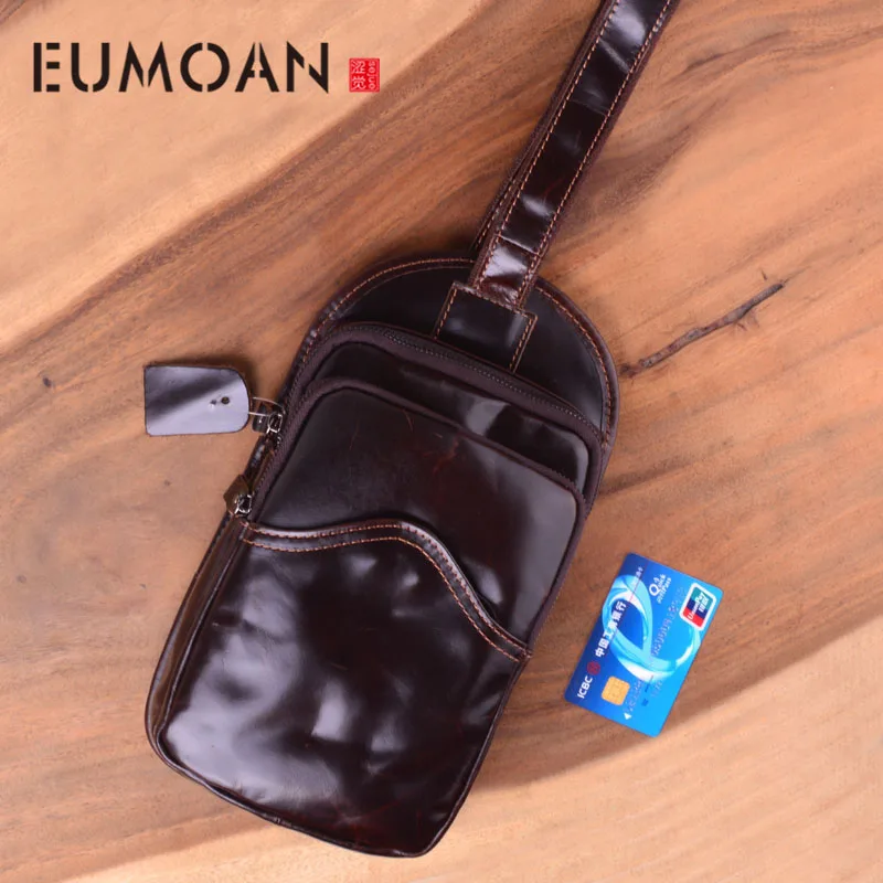 EUMOAN Oil wax leather men's bag leather chest bag leather shoulder Messenger bag retro casual youth fashion tide bag
EUMOAN Oil wax leather men's bag leather chest bag leather shoulder Messenger bag retro casual youth fashion tide bag