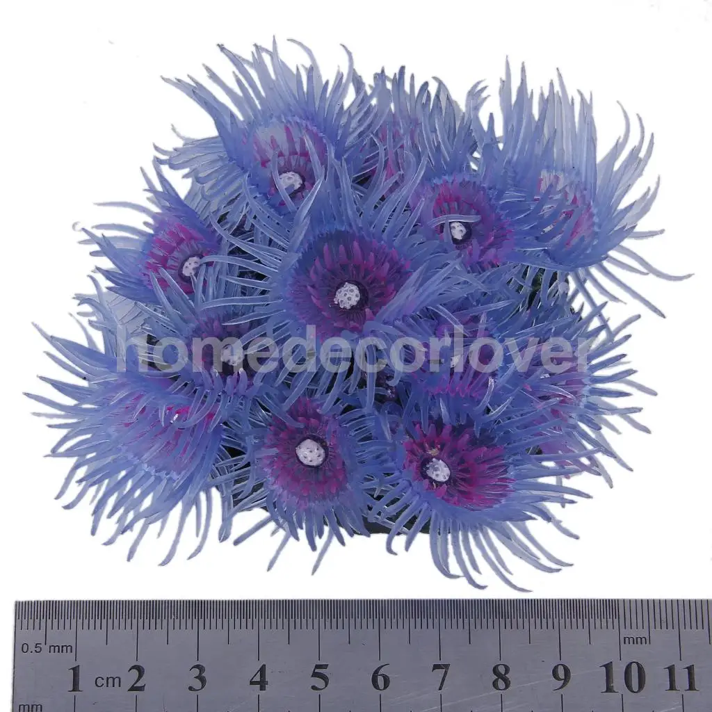Bluish violet Artificial Sea Anemone Coral Aquarium Fish Tank Ornament Decor DIY
Bluish violet Artificial Sea Anemone Coral Aquarium Fish Tank Ornament Decor DIY