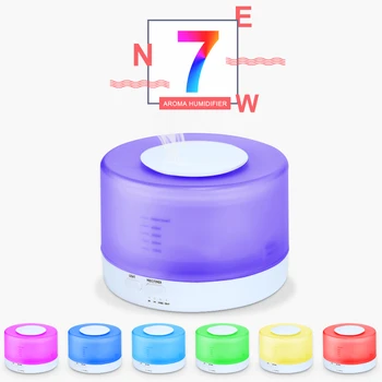 VVPEC 500ml Aroma Essential Oil Diffuser Ultrasonic Air Difuser Essential Humidifier with 4 Timer Settings 7 Color Changing LED
VVPEC 500ml Aroma Essential Oil Diffuser Ultrasonic Air Difuser Essential Humidifier with 4 Timer Settings 7 Color Changing LED