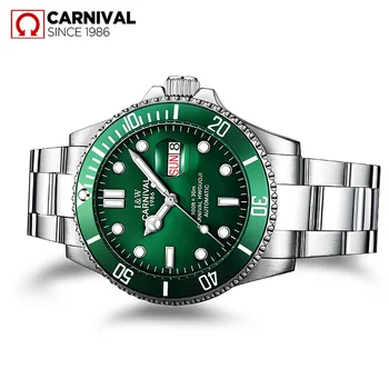 Hot Sale CARNIVAL Mens Watches Top Brand Luxury Sapphire Glass waterproof Automatic Mechanical Watch Men Sport Role Style Watch
Hot Sale CARNIVAL Mens Watches Top Brand Luxury Sapphire Glass waterproof Automatic Mechanical Watch Men Sport Role Style Watch