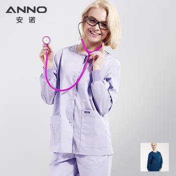 Outcoat Blue Autumn/Winter Medical Scrubs Long Sleeve Out Door hospital clothing Cotton/Polyester Nursing Uniform surgical cloth
Outcoat Blue Autumn/Winter Medical Scrubs Long Sleeve Out Door hospital clothing Cotton/Polyester Nursing Uniform surgical cloth