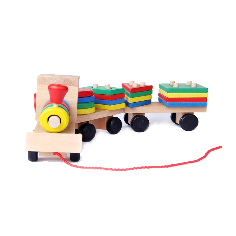 Montessori Toys Educational Wooden Toys for Children Early Learning Geometric Shapes Train Sets Three Tractor Carriage
Montessori Toys Educational Wooden Toys for Children Early Learning Geometric Shapes Train Sets Three Tractor Carriage