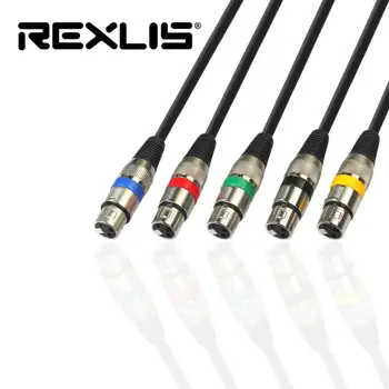 REXLIS 3Pin XLR Cable Male to Female M/F jack Audio Cable For Microphone Mixer 1m 1.8m 3m 4.5m 5m 6m 7.6m 10m 15m 20m
REXLIS 3Pin XLR Cable Male to Female M/F jack Audio Cable For Microphone Mixer 1m 1.8m 3m 4.5m 5m 6m 7.6m 10m 15m 20m