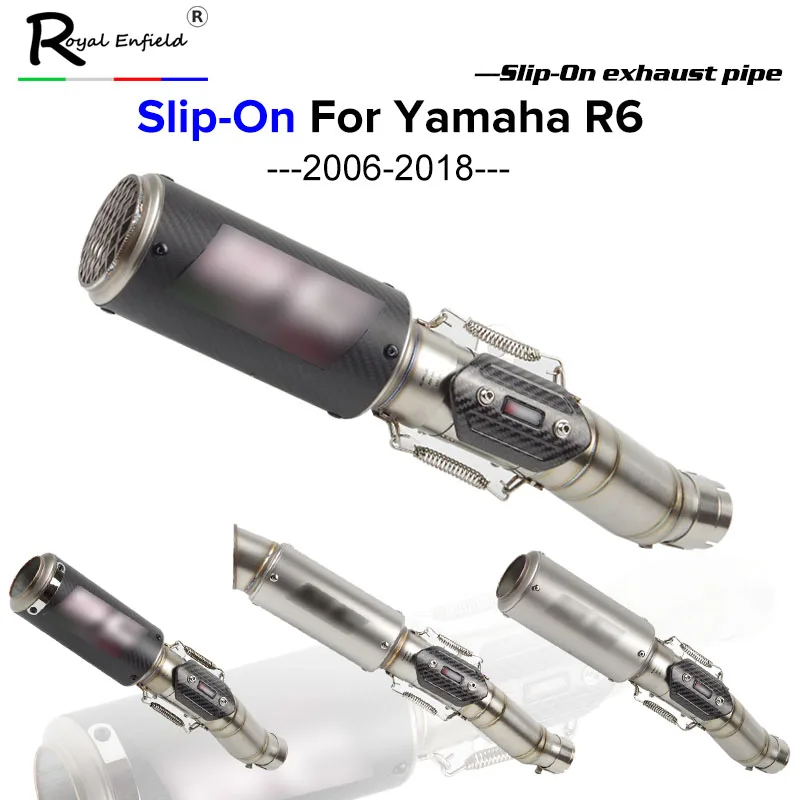 For R6 Motorcycle Exhaust System Slip on YZF R6 Exhaust Tip Baffle Pipe Middle Mid Connect Link Tube for Yamaha YZF R6 2006-2018
For R6 Motorcycle Exhaust System Slip on YZF R6 Exhaust Tip Baffle Pipe Middle Mid Connect Link Tube for Yamaha YZF R6 2006-2018