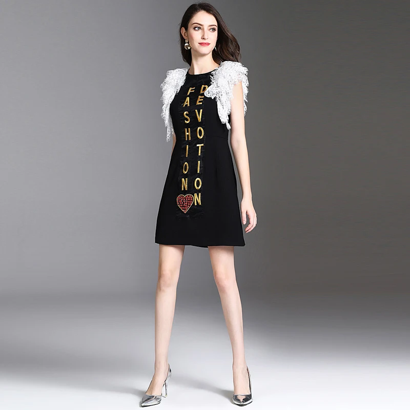Short Dress Runway High Quality 2018 Spring Summer New Women'S Party Office Pencil Vintage Elegant Chic Lace Embroidery Dresses
Short Dress Runway High Quality 2018 Spring Summer New Women'S Party Office Pencil Vintage Elegant Chic Lace Embroidery Dresses