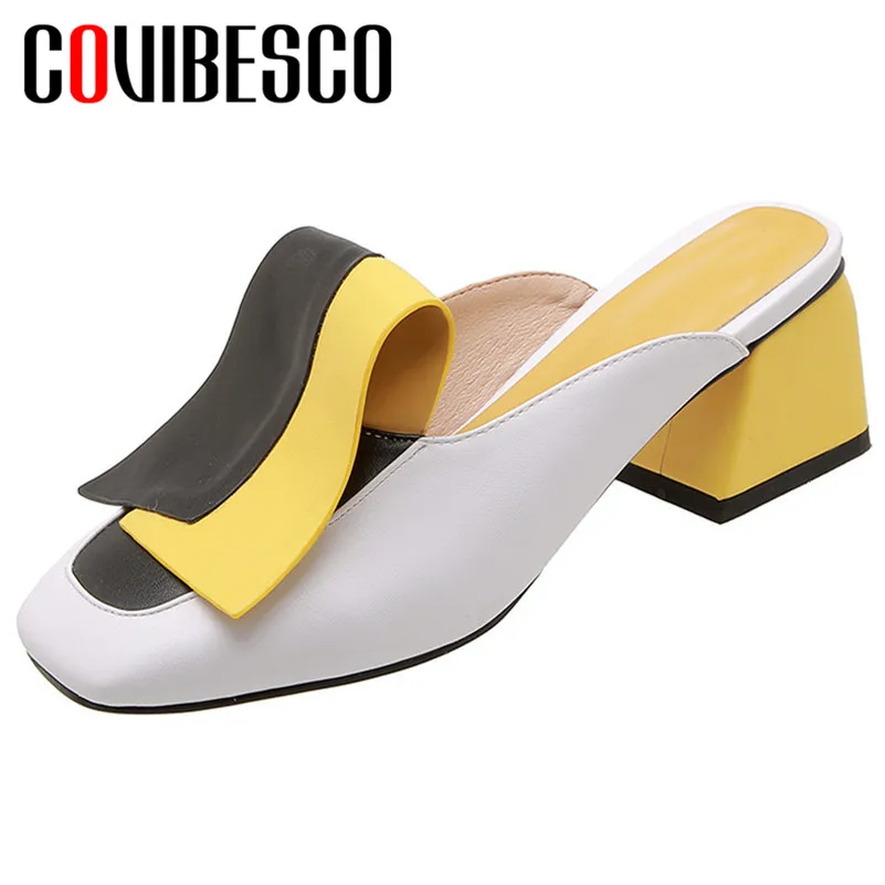 COVIBESCO Summer Square Heels Square Toe Women Sandals Slip-on PU Leather Basic Women Pumps Fashion Elegant Casual Shoes Woman
COVIBESCO Summer Square Heels Square Toe Women Sandals Slip-on PU Leather Basic Women Pumps Fashion Elegant Casual Shoes Woman