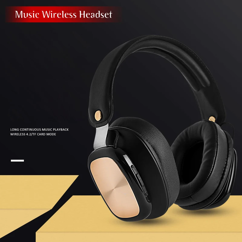 GH-7 Bluetooth 4.2 Headphones Headset auricolari Wireless Earphone HIFI headphone for Phones with microphone Noise Cancelling
GH-7 Bluetooth 4.2 Headphones Headset auricolari Wireless Earphone HIFI headphone for Phones with microphone Noise Cancelling