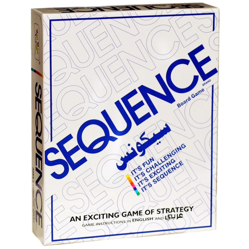 Sequence Game Board Game Game Hot Education For Children Logic Training 2-12 Player Strategy indoor games
Sequence Game Board Game Game Hot Education For Children Logic Training 2-12 Player Strategy indoor games