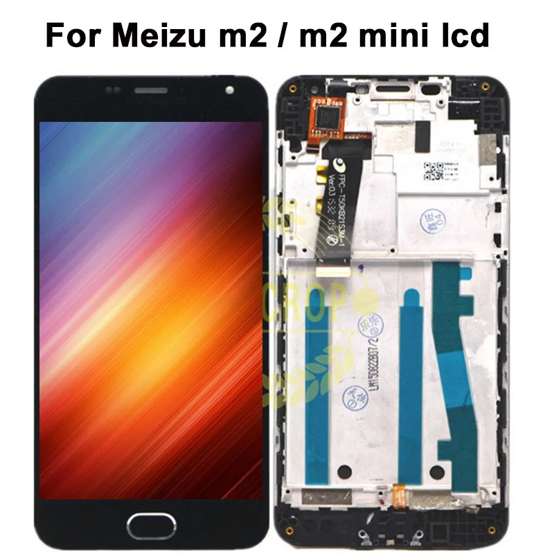 For Meizu M2 Mini LCD Touch Screen Digitizer + Display 5.0" Cellphone Black Color Free Shipping Assembly Replacement | Мобильные