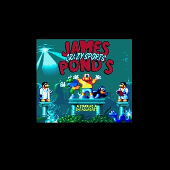 James Pond's Crazy Sports 16 bit Big Gray Game Card For NTSC Game Player Drop Shipping 
James Pond's Crazy Sports 16 bit Big Gray Game Card For NTSC Game Player Drop Shipping