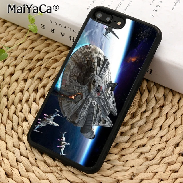 MaiYaCa Star Wars cool Millenium Falcon Phone Case For iPhone 5 6 6s 7 8 plus 11 pro X XR XS max Samsung S7 edge S8 S9 S10
MaiYaCa Star Wars cool Millenium Falcon Phone Case For iPhone 5 6 6s 7 8 plus 11 pro X XR XS max Samsung S7 edge S8 S9 S10