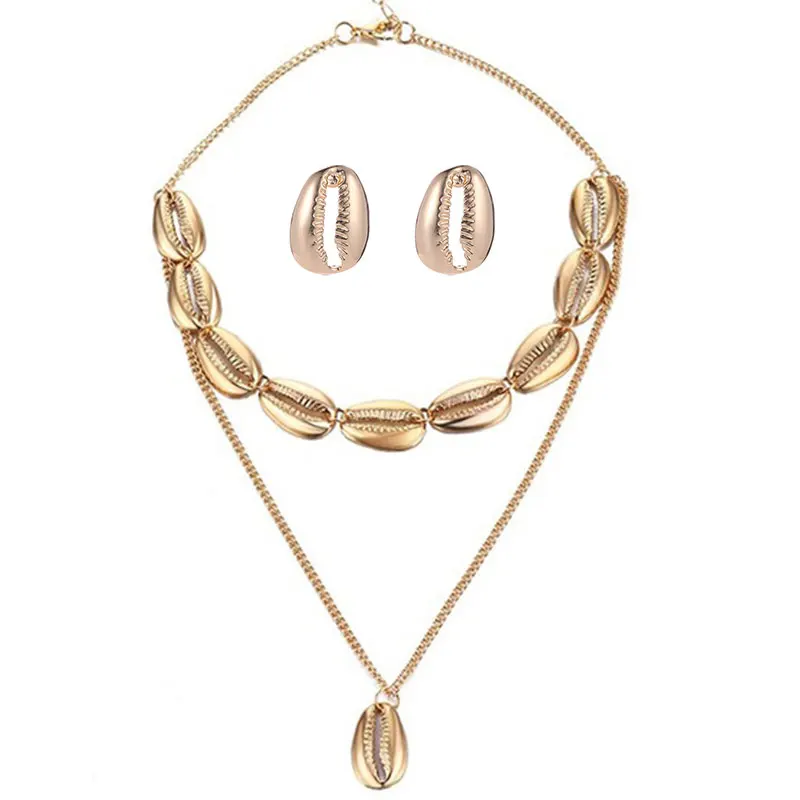 KMVEXO New Fashion Women Gold Silver Boho Metal Shell Jewelry Set 2019 Cowrie Beach Sea Pendant Necklace Earrings Set Gift NE+EA
KMVEXO New Fashion Women Gold Silver Boho Metal Shell Jewelry Set 2019 Cowrie Beach Sea Pendant Necklace Earrings Set Gift NE+EA