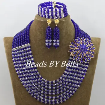 Gorgeous Royal Blue White Beads Bridal Jewelry Set Crystal Nigerian Party African Wedding Beads Jewelry Set Free Shipping ABF137
Gorgeous Royal Blue White Beads Bridal Jewelry Set Crystal Nigerian Party African Wedding Beads Jewelry Set Free Shipping ABF137