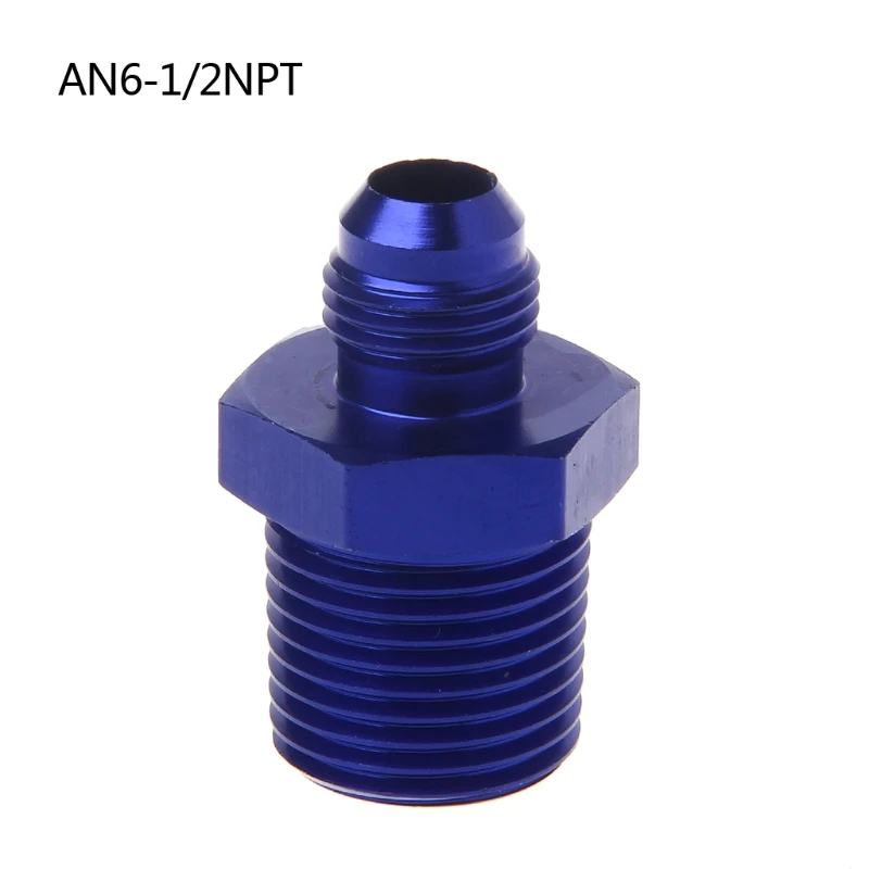 Blue Various AN6 AN8 NPT Strength and Durability Straight Fuel Oil Air System Hose End Fitting Adapter
Blue Various AN6 AN8 NPT Strength and Durability Straight Fuel Oil Air System Hose End Fitting Adapter