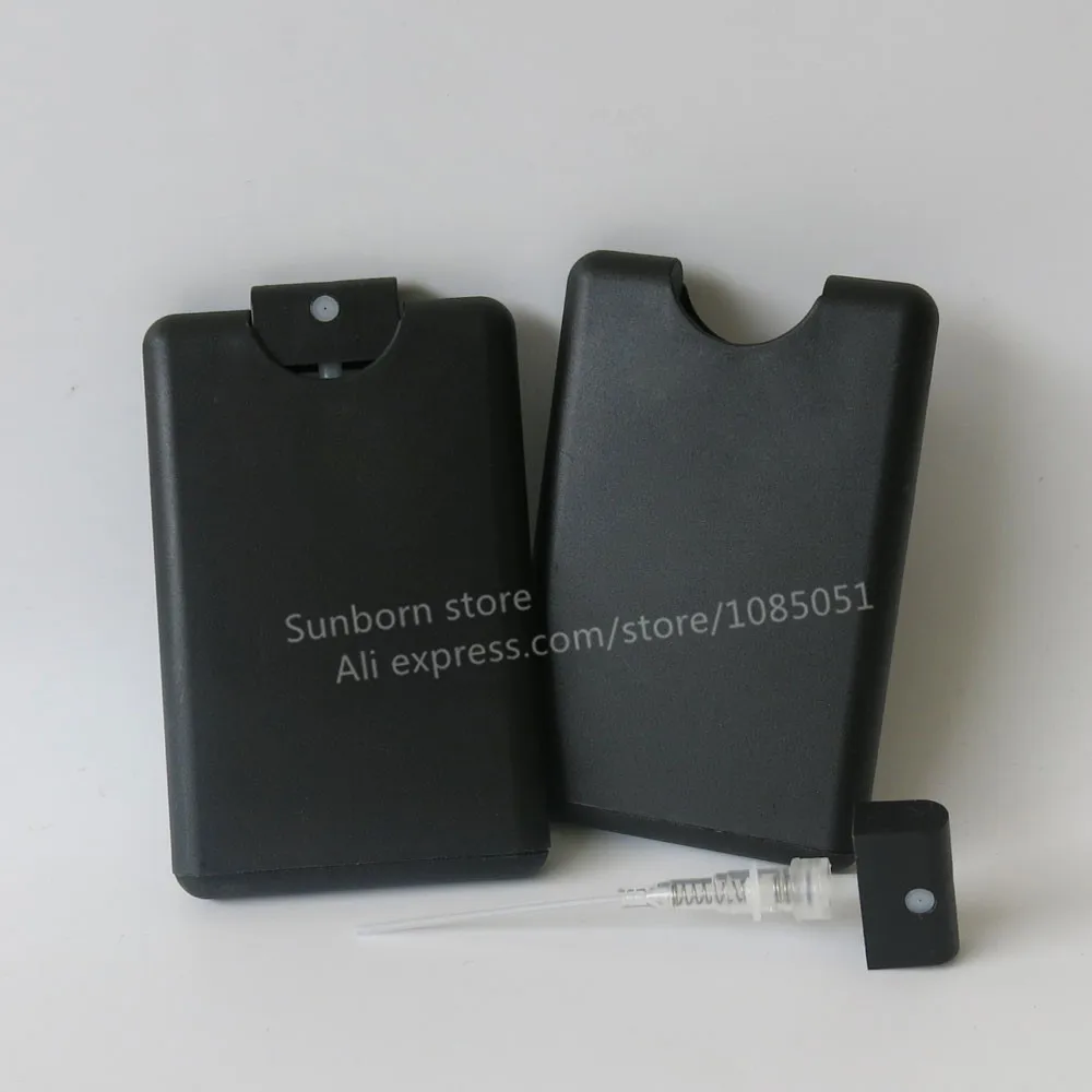 10 pcs/lot High quality unique design card shape 20ml black plastic perfume packaging mist atomizer
10 pcs/lot High quality unique design card shape 20ml black plastic perfume packaging mist atomizer