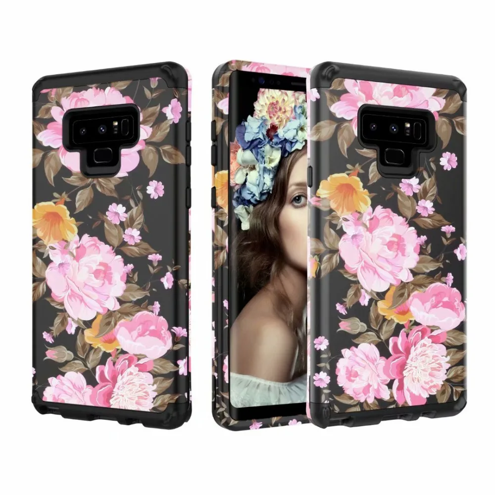 flower design Shockproof Tough Hybrid Armor Drop Protection Case Cover For SAMSUNG Galaxy note 9
flower design Shockproof Tough Hybrid Armor Drop Protection Case Cover For SAMSUNG Galaxy note 9