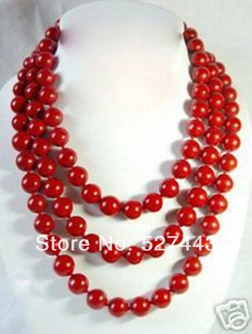 Wholesale free shipping >>Long 45" inch asian tibet 10mm coral bead jewelry Necklace
Wholesale free shipping >>Long 45" inch asian tibet 10mm coral bead jewelry Necklace