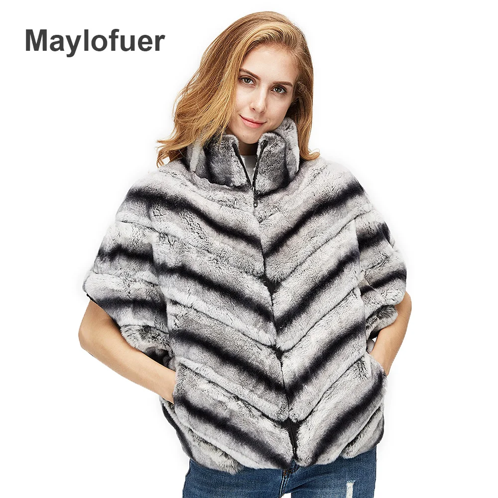 Maylofuer Whole Real Rex Rabbit Fur Bat Coat Genuine Chinchilla Rabbit Fur Women for Winter Jackets Female Ladies Overcoat
Maylofuer Whole Real Rex Rabbit Fur Bat Coat Genuine Chinchilla Rabbit Fur Women for Winter Jackets Female Ladies Overcoat