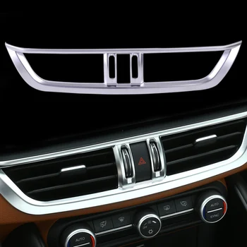 CITALL Car-styling ABS Chrome Interior Center Console Outlet Air Vent Cover Trim Fit for Alfa Romeo Giulia 2017
CITALL Car-styling ABS Chrome Interior Center Console Outlet Air Vent Cover Trim Fit for Alfa Romeo Giulia 2017