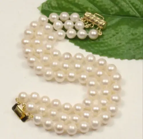 Charming Natural 3 row 9-10mm south sea white pearl bracelet 14k 7.5-8" 14kNoble style Natural Fine jewe FREE SHIPPING
Charming Natural 3 row 9-10mm south sea white pearl bracelet 14k 7.5-8" 14kNoble style Natural Fine jewe FREE SHIPPING