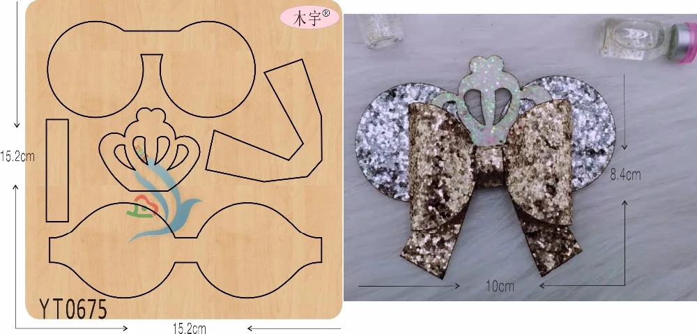 Crown bow DIY new wooden mould cutting dies for scrapbooking Thickness/15.8mm/YT0675
Crown bow DIY new wooden mould cutting dies for scrapbooking Thickness/15.8mm/YT0675