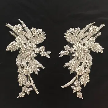 2018 new Deluxe bridal rhinestones applique, bead glass rhinestone applique with vintage design, haute couture wedding collar
2018 new Deluxe bridal rhinestones applique, bead glass rhinestone applique with vintage design, haute couture wedding collar