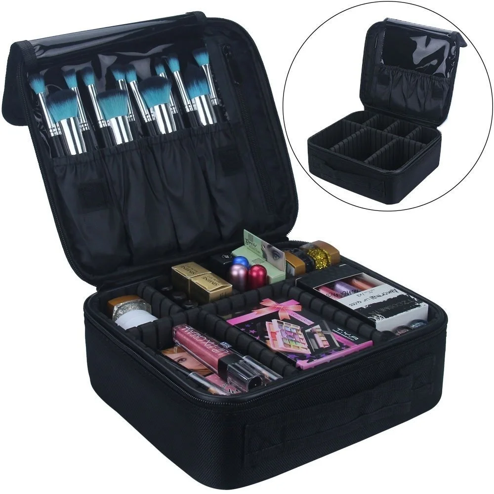 Women Fashion Professional Waterproof Makeup Cases Large Capacity Female Portable Make Up Bags Stroage Box Travel Cosmetic Bag
Women Fashion Professional Waterproof Makeup Cases Large Capacity Female Portable Make Up Bags Stroage Box Travel Cosmetic Bag