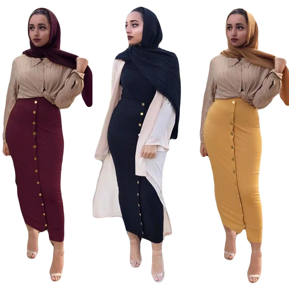 2019 Fashion Women Muslim Skirt Musulman Bottoms Islamic Knitted Cotton Abaya Clothing
2019 Fashion Women Muslim Skirt Musulman Bottoms Islamic Knitted Cotton Abaya Clothing