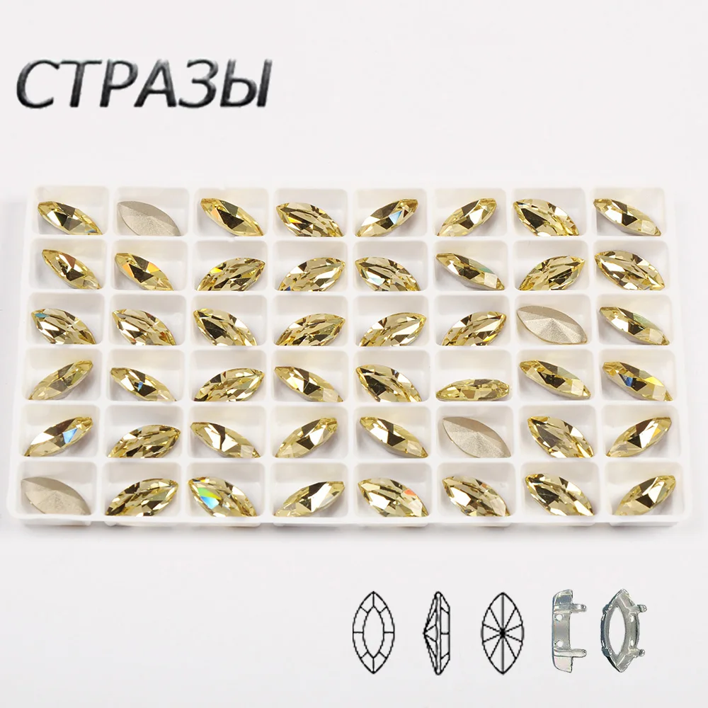 CTPA3bI Navette Jonquil Glass Jewels Beads Stones Horse Eyes Sewing Rhinestones Strass For DIY Crafts Accessories Dancing Dress
CTPA3bI Navette Jonquil Glass Jewels Beads Stones Horse Eyes Sewing Rhinestones Strass For DIY Crafts Accessories Dancing Dress