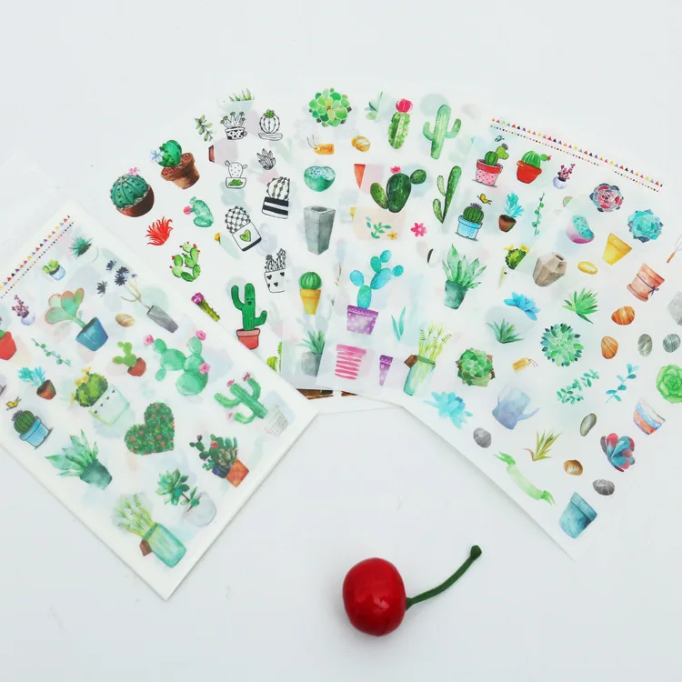 6pcs/Set Cute Green Cactus Plant Planner Stickers Scrapbooking Kawaii DIY Decoration Stick Label Sticker Bullet Journal Stickers
6pcs/Set Cute Green Cactus Plant Planner Stickers Scrapbooking Kawaii DIY Decoration Stick Label Sticker Bullet Journal Stickers