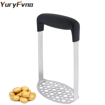 YuryFvna Heavy Duty Stainless Steel Potato Masher Ricer Fine-Grid Mashing Plate for Smooth Mashed Potatoes Vegetables and Fruit
YuryFvna Heavy Duty Stainless Steel Potato Masher Ricer Fine-Grid Mashing Plate for Smooth Mashed Potatoes Vegetables and Fruit