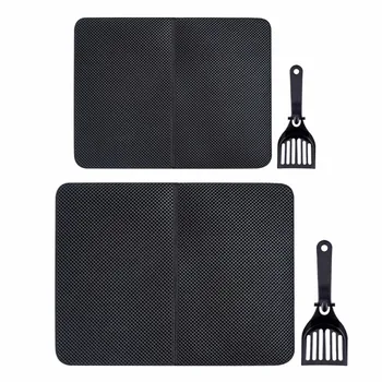 Cat Litter Mat Double-layer Waterproof High Elastic EVA Foldable Pet Cat Mat Scratch-resistant Litter Mat Catcher with Shovel
Cat Litter Mat Double-layer Waterproof High Elastic EVA Foldable Pet Cat Mat Scratch-resistant Litter Mat Catcher with Shovel