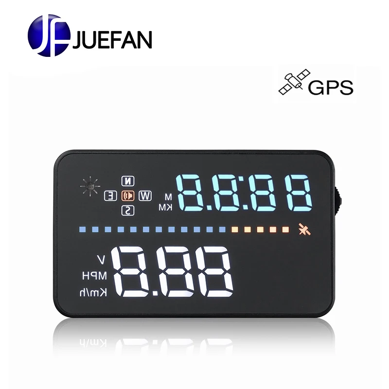 JUEFAN A3 GPS hud display car Universal Car HUD Speedometer Head UP display Windshield Digital car speed projector hud projector
JUEFAN A3 GPS hud display car Universal Car HUD Speedometer Head UP display Windshield Digital car speed projector hud projector
