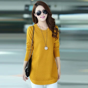 Korean Fashion Ladies Full Sleeve Women Autumn Cashmere Wool Knit Sweater Solid Sexy Pullovers Coat Female Blouse Knit Sweater
Korean Fashion Ladies Full Sleeve Women Autumn Cashmere Wool Knit Sweater Solid Sexy Pullovers Coat Female Blouse Knit Sweater