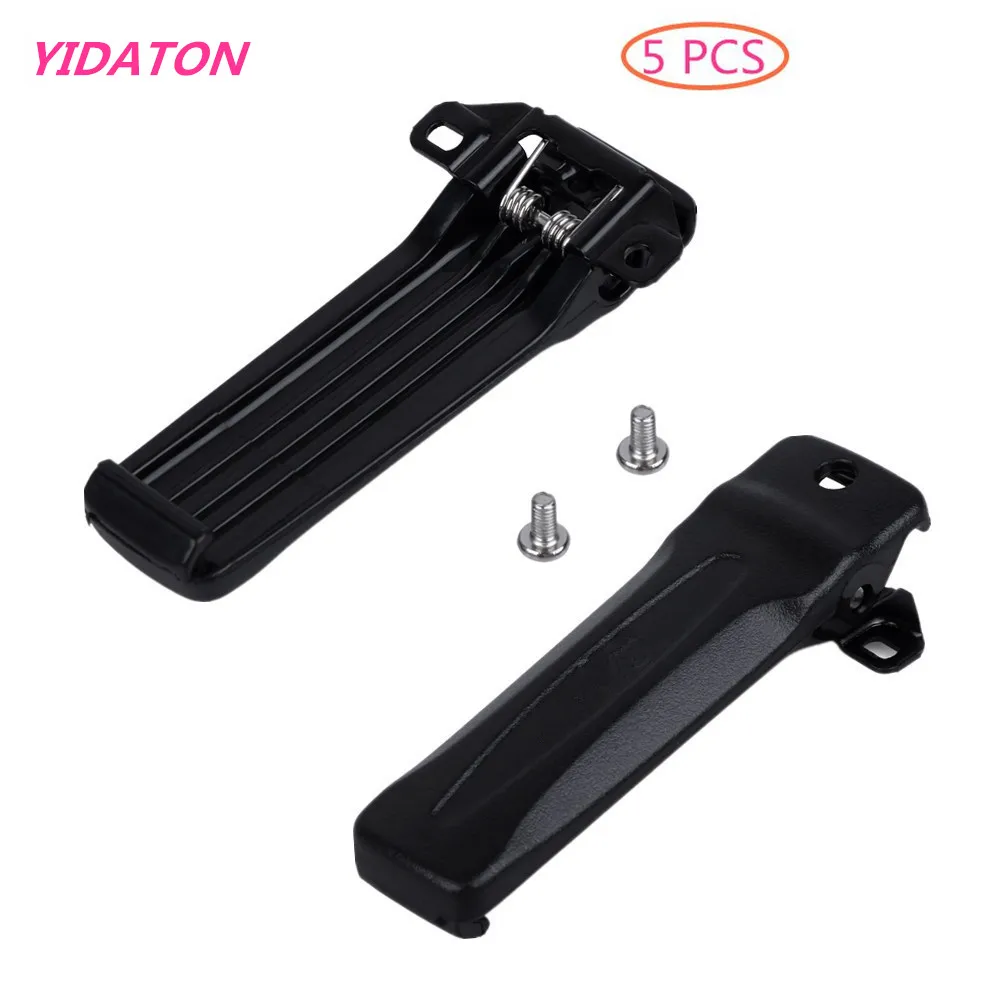 5X KBH-10 Belt Clip for Kenwood TK2207 TK3207 TK3207G TK2118 Portable Radio 5X KBH-10 Belt Clip for Kenwood TK2207 TK3207 TK3207G TK2118 Portable Radio
