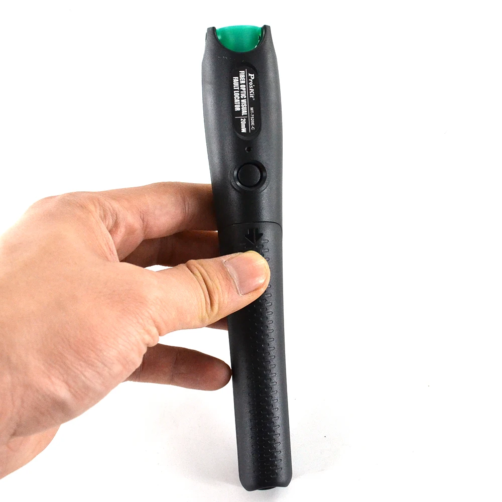Original Pro'skit MT-7520E-C Visual Fault Locator Red Laser Light 20MW Fiber Optic Cable Tester 10-20Km Range red laser
Original Pro'skit MT-7520E-C Visual Fault Locator Red Laser Light 20MW Fiber Optic Cable Tester 10-20Km Range red laser