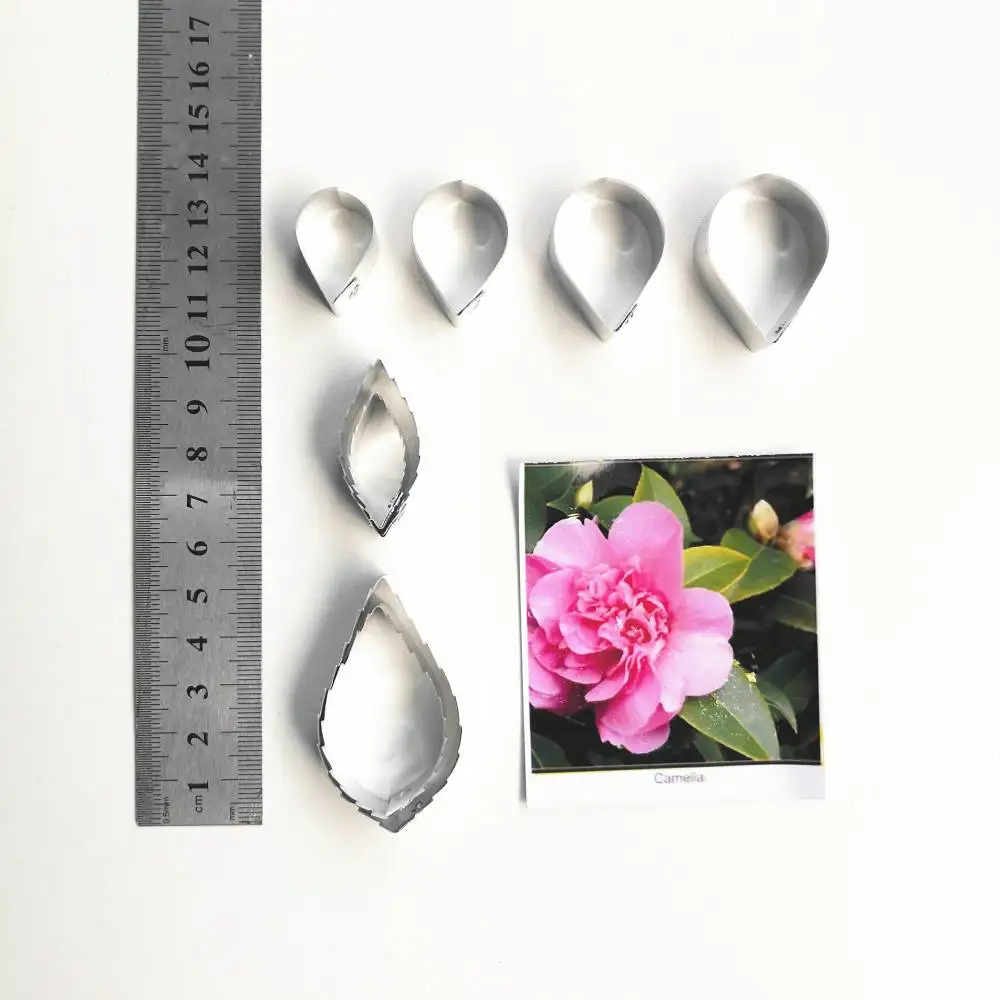 camelia Petal and Leaf Full Set Cutters, Sugarcraft cutters,flower cutter, sugarcraft tools, Clay tools,Clay cutters
camelia Petal and Leaf Full Set Cutters, Sugarcraft cutters,flower cutter, sugarcraft tools, Clay tools,Clay cutters