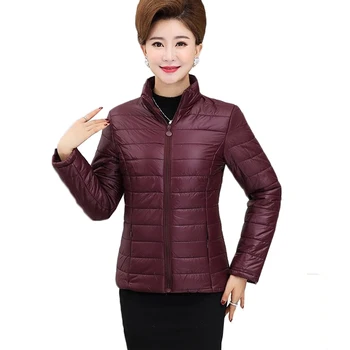 Plus size 5XL Ultra Light Down Cotton Jacket Women New Middle-aged Basic Coat Jacket Autumn Winter Casual Windproof Outerwear774
Plus size 5XL Ultra Light Down Cotton Jacket Women New Middle-aged Basic Coat Jacket Autumn Winter Casual Windproof Outerwear774