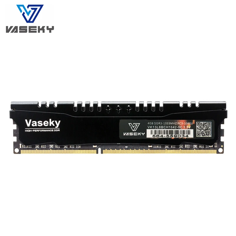 VASEKY Ram DDR3 4GB 1333 MHz Desktop Memory 240pin 1.5V sell 4GB/8GB 1600 MHz New DIMM
VASEKY Ram DDR3 4GB 1333 MHz Desktop Memory 240pin 1.5V sell 4GB/8GB 1600 MHz New DIMM