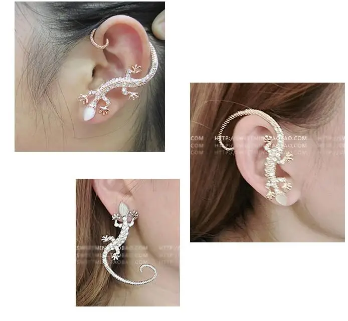 1Pcs fullrhinestonePunk cool gecko Stud Earrings Cute Brincos Jewelry For Men Women wj144
1Pcs fullrhinestonePunk cool gecko Stud Earrings Cute Brincos Jewelry For Men Women wj144
