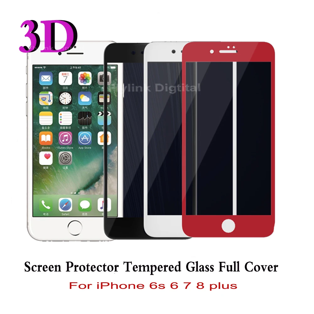 Защитное закаленное стекло для iPhone 7 8 6 6s plus|Защитные стёкла и плёнки| |