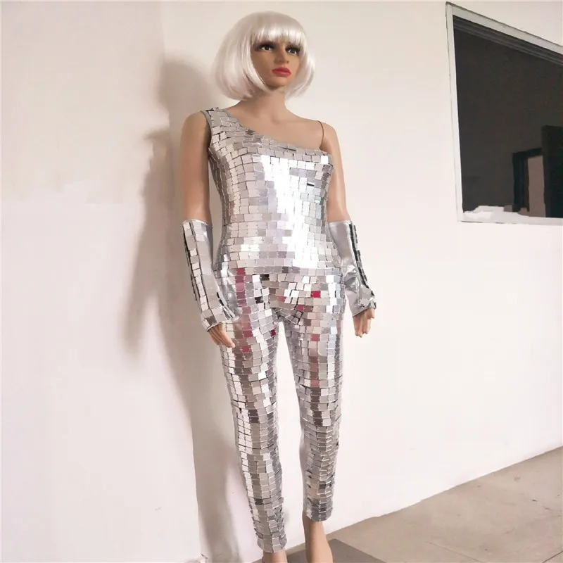 DC105 Ballroom dance dj costumes silver mirror robot suit women sexy stage show wears disco bar club performance dresses party
DC105 Ballroom dance dj costumes silver mirror robot suit women sexy stage show wears disco bar club performance dresses party