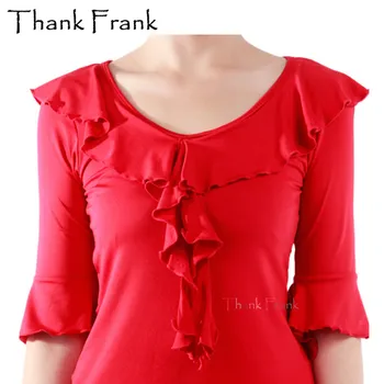 New Lady Latin Dance Top Milk Silk Half Sleeves Latin Tops For Women Plus Size Adult Dance Costumse Sexy Latin Dancewear Clothes
New Lady Latin Dance Top Milk Silk Half Sleeves Latin Tops For Women Plus Size Adult Dance Costumse Sexy Latin Dancewear Clothes