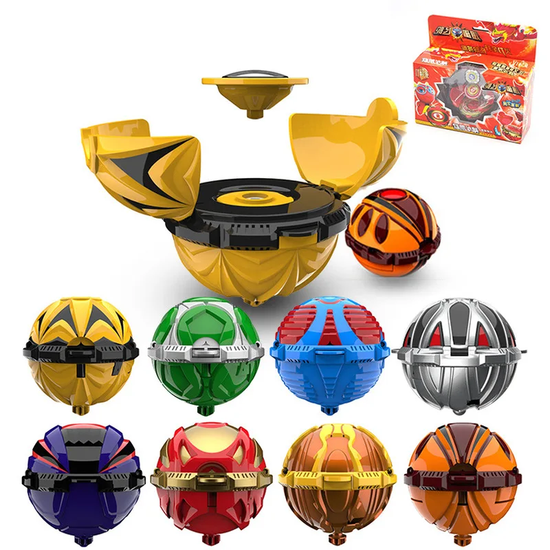 New Fashion Revolving Burst Metal Fusion God Spinning Top Dragon Egg Deformation Ufo Airship Gyro Shooting Revolving Toys
New Fashion Revolving Burst Metal Fusion God Spinning Top Dragon Egg Deformation Ufo Airship Gyro Shooting Revolving Toys