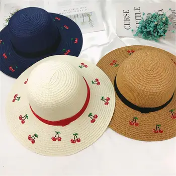 Straw hat Cute children hat fruit Cherry big along beach hat outdoor Cap small fresh Glris Summer
Straw hat Cute children hat fruit Cherry big along beach hat outdoor Cap small fresh Glris Summer