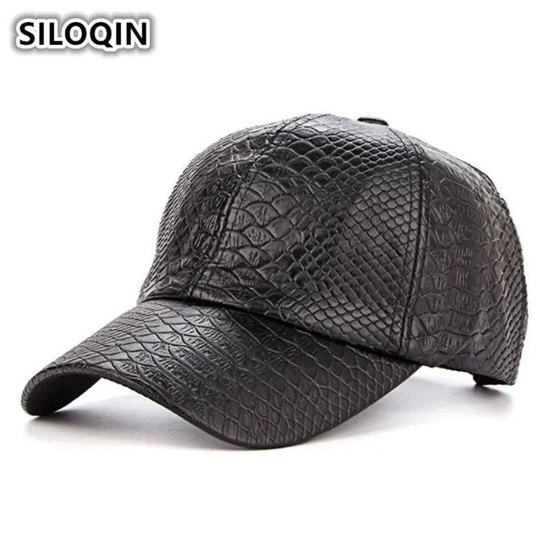 SILOQIN Unisex Hat Classic PU Baseball Caps Spring Autumn Adjust Size Crocodile Pattern Visor Cap Snapback Male Bone Dad's Hats
SILOQIN Unisex Hat Classic PU Baseball Caps Spring Autumn Adjust Size Crocodile Pattern Visor Cap Snapback Male Bone Dad's Hats