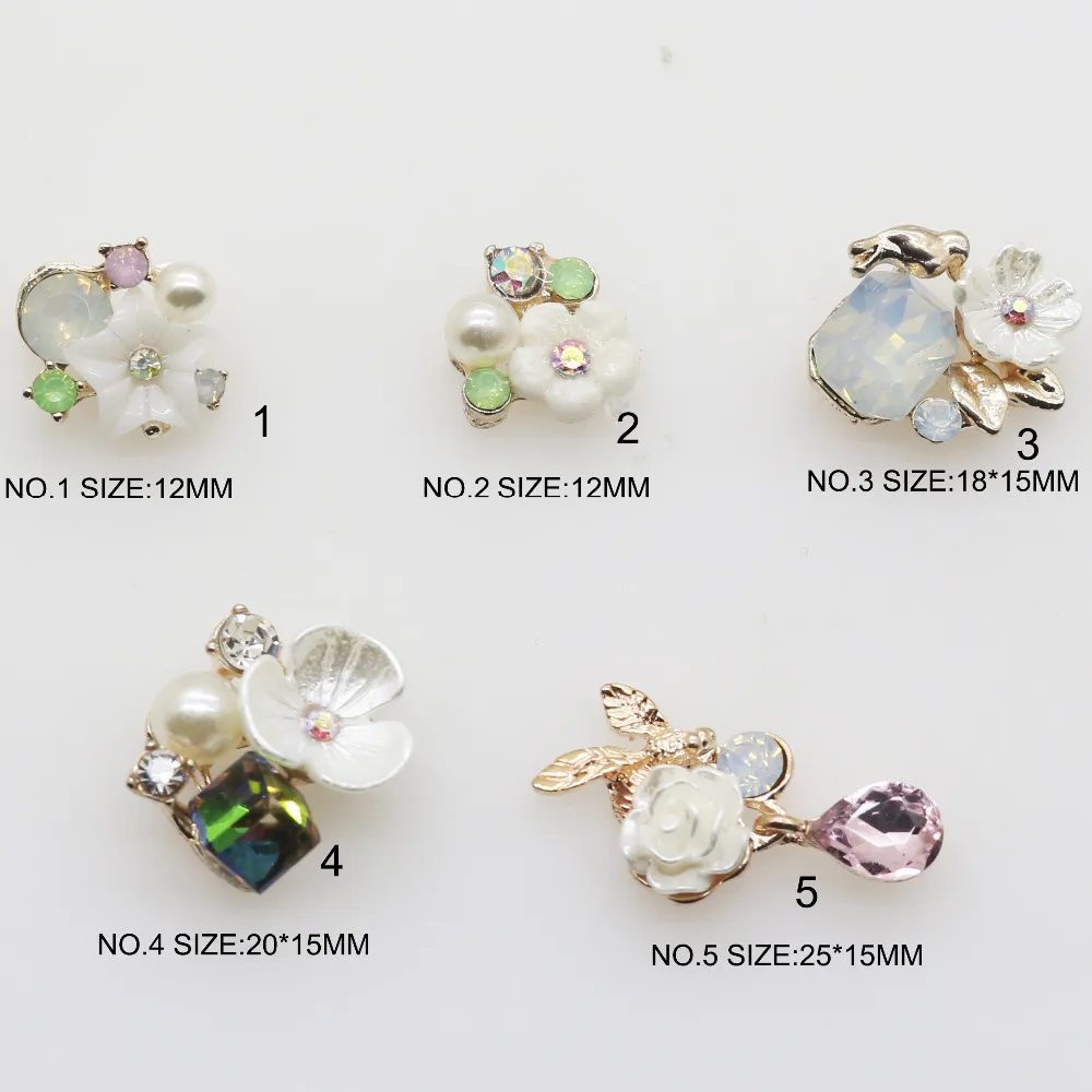 10pcs/lot 5 Style Flower Rhinestone Snap Button Jewerly Metal Button Diamond Flat for Clothing Wedding Hair Ribbon Craft Decor
10pcs/lot 5 Style Flower Rhinestone Snap Button Jewerly Metal Button Diamond Flat for Clothing Wedding Hair Ribbon Craft Decor