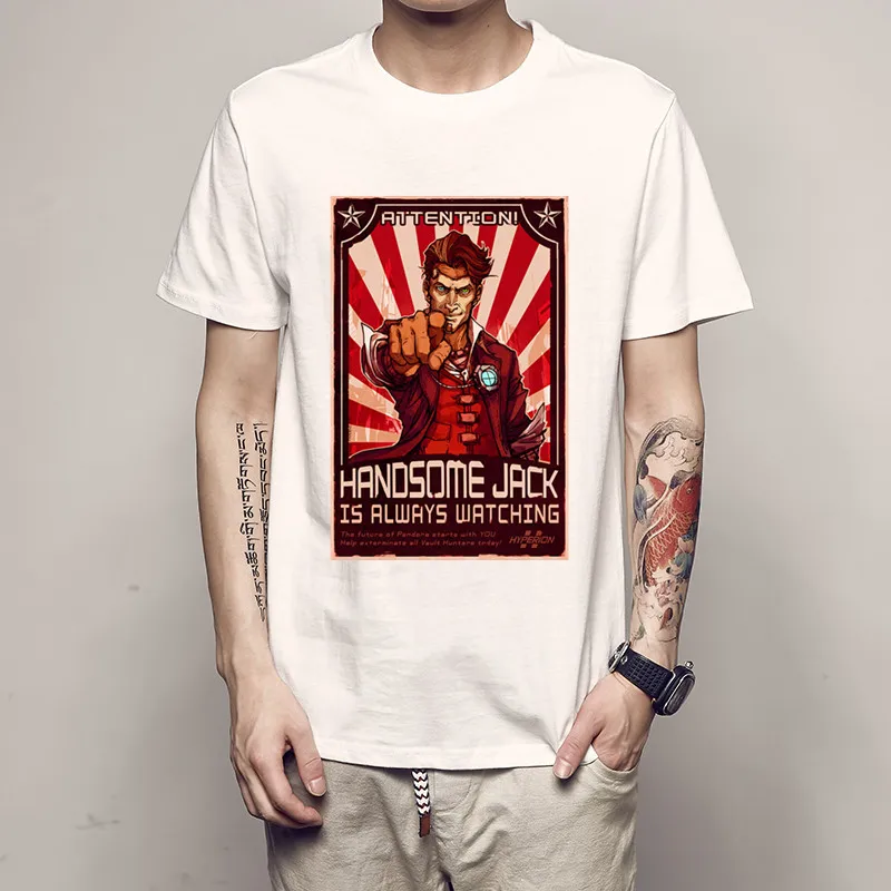 Summer Fashion Men Tshirt Print 3D Brand 2018 Designer Inverted borderlands T shirt Summer Slim Mens Short Sleeve Cotton T-shirt
Summer Fashion Men Tshirt Print 3D Brand 2018 Designer Inverted borderlands T shirt Summer Slim Mens Short Sleeve Cotton T-shirt