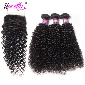 Upretty Brazilian Hair Weave Bundles With Closure Pre Plcucked Lace Closure With Bundles Human Hair Curly Bundles With Closure
Upretty Brazilian Hair Weave Bundles With Closure Pre Plcucked Lace Closure With Bundles Human Hair Curly Bundles With Closure