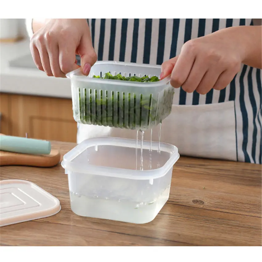 Creative Round Drain Sealed Box for Ginger Garlic Onion Refrigerator Crisper Debris Fridge Storage Box Tray Kitchen Organizer
Creative Round Drain Sealed Box for Ginger Garlic Onion Refrigerator Crisper Debris Fridge Storage Box Tray Kitchen Organizer